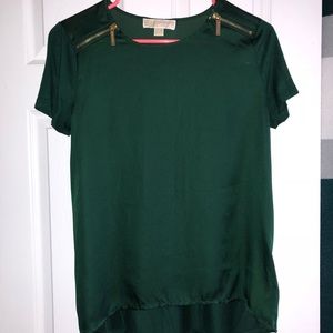 Green Michael Kors short sleeve shirt